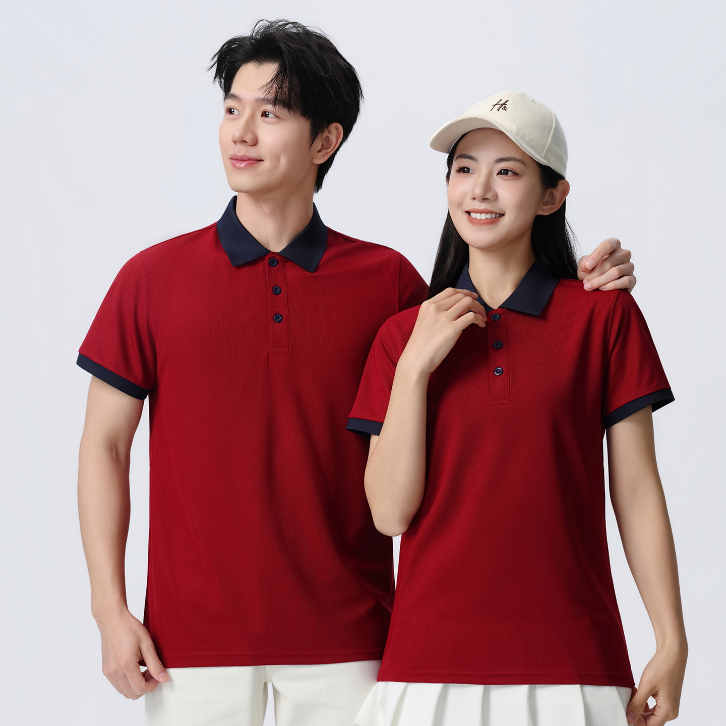 WLSKW22506#撞色速干翻领POLO衫