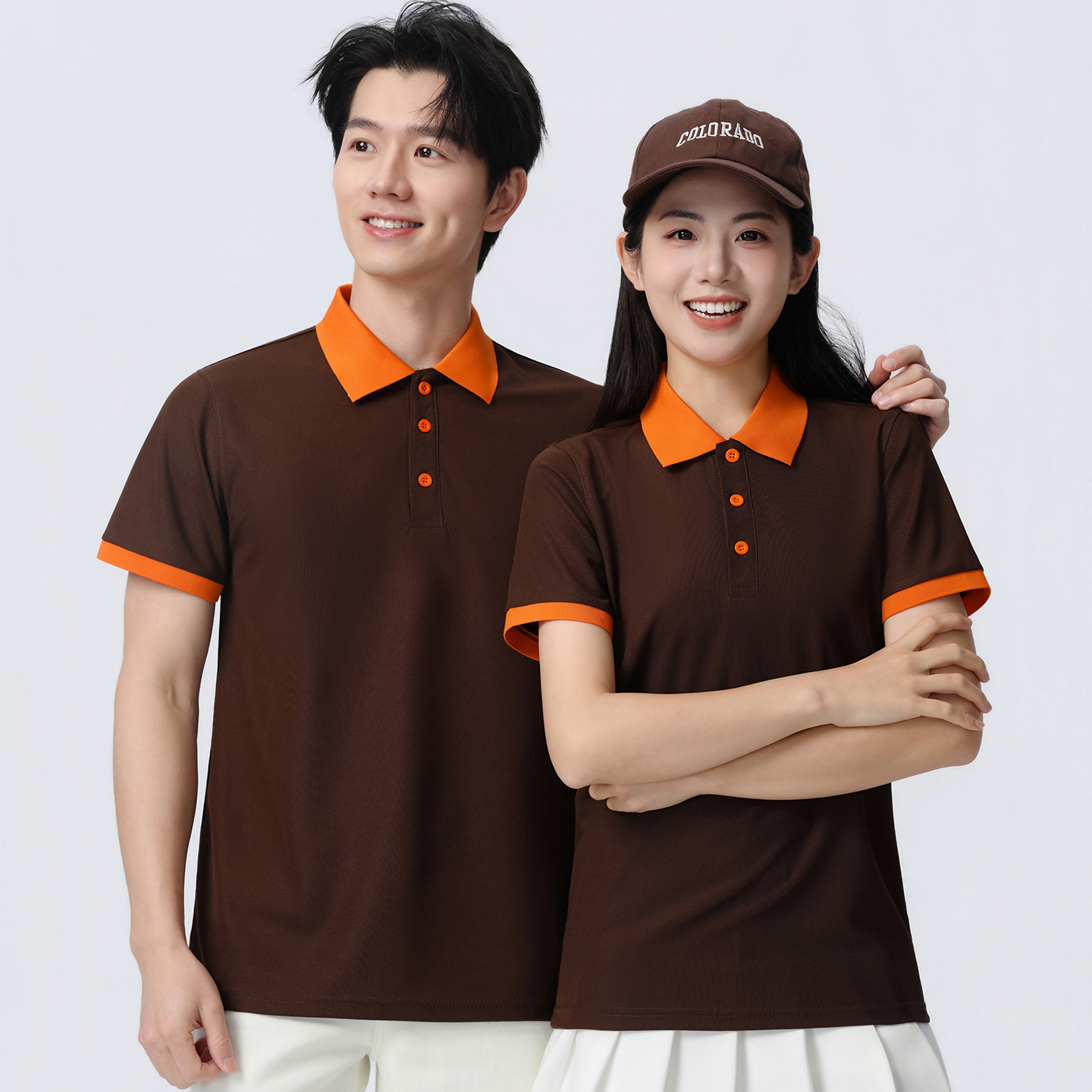 WLSKW22506#撞色速干翻领POLO衫