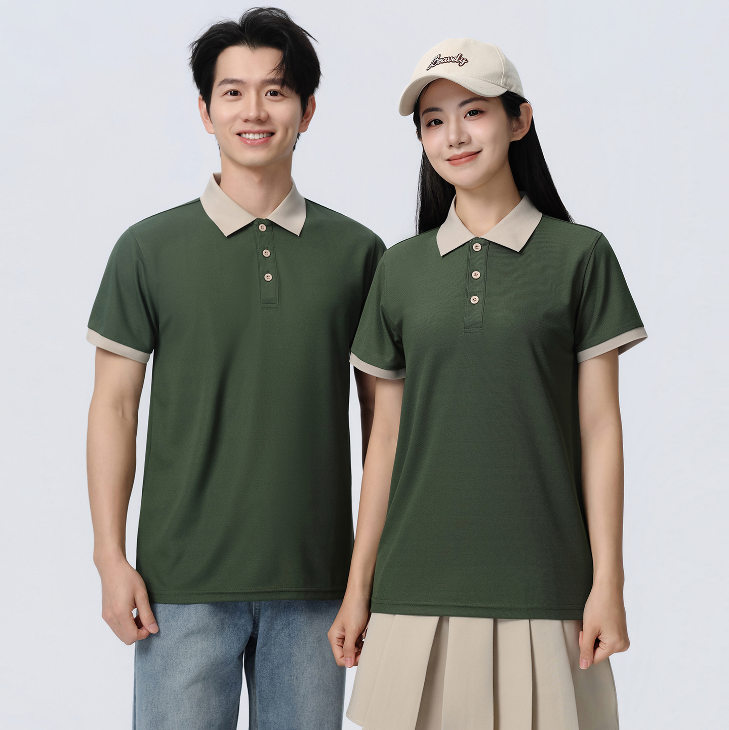 WLSKW22506#撞色速干翻领POLO衫