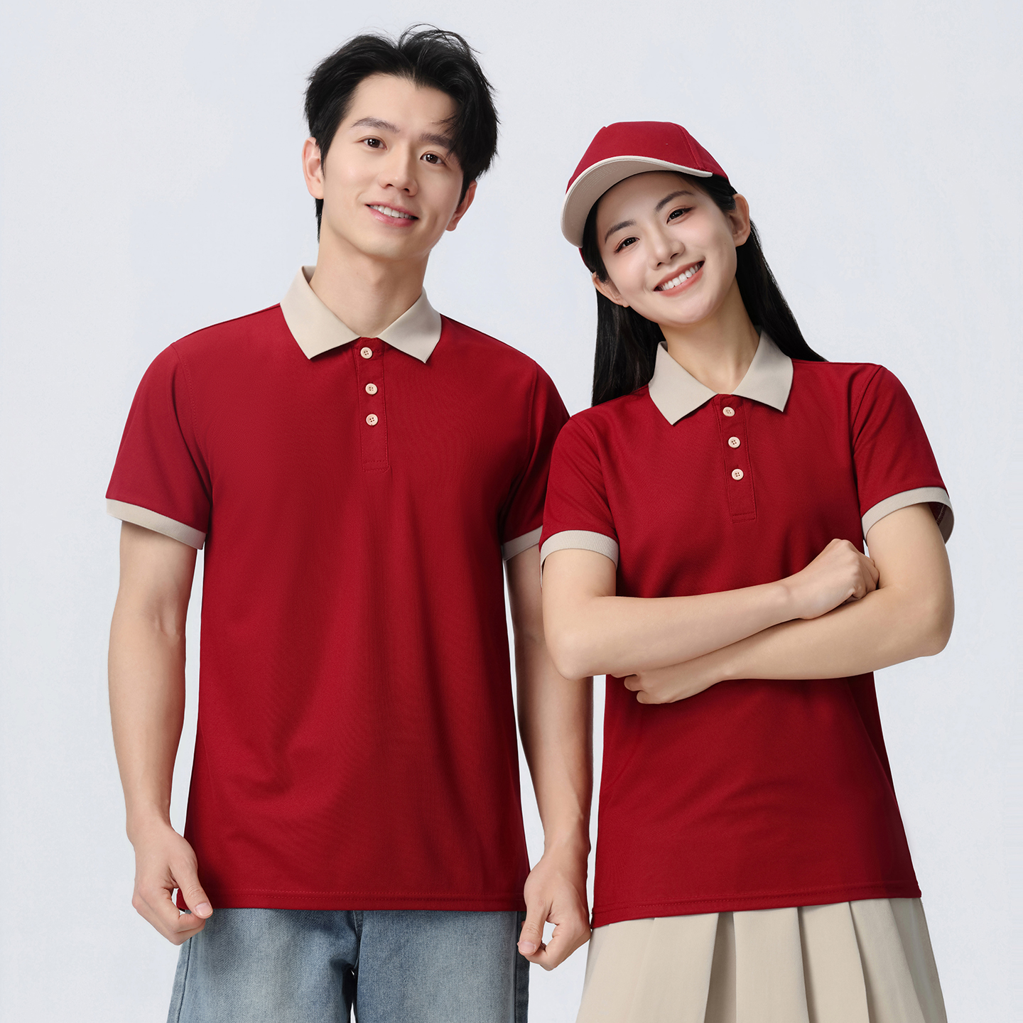 WLSKW22506#撞色速干翻领POLO衫
