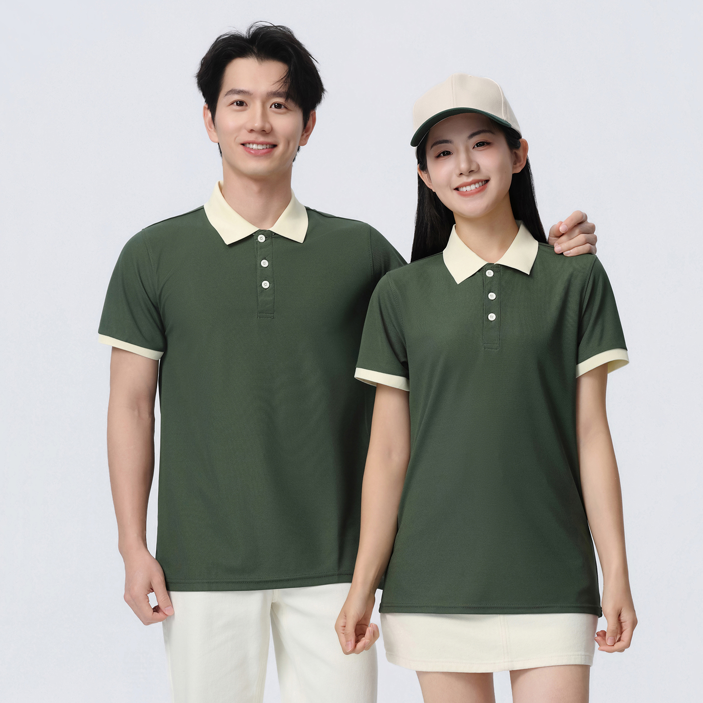 WLSKW22506#撞色速干翻领POLO衫