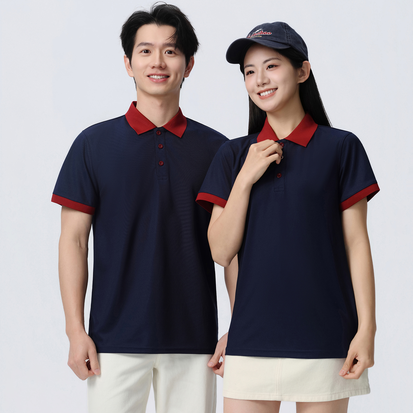 WLSKW22506#撞色速干翻领POLO衫